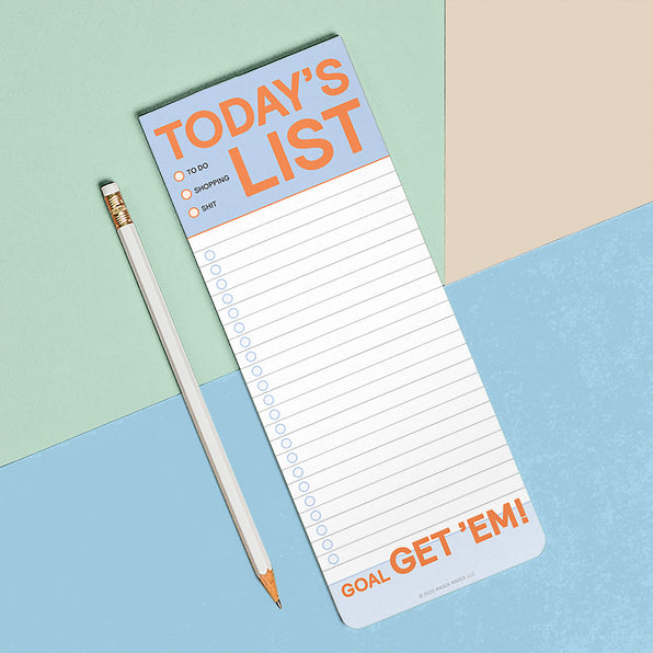 Today’s List Make-a-List Pad