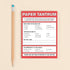 Paper Tantrum Nifty Notes Pad (Red)