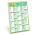 All Out Of® Pad with Magnet (Pastel Version)