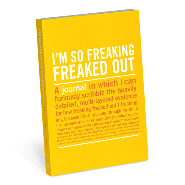 Knock Knock I'm So Freaking Freaked Out Mini Inner-Truth® Journal Paperback Lined Notebook - Knock Knock Stuff SKU 50098