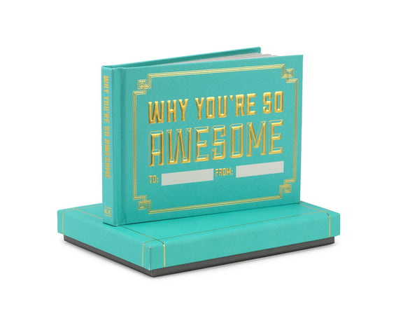 Knock Knock Why You're So Awesome Fill in the Love® Book with Gift Box Fill-in-the-Blank Love about You Book - Knock Knock Stuff SKU 12163