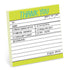 Knock Knock Hand-Lettered Thank You Sticky Notes Adhesive Paper Notepad - Knock Knock Stuff SKU 12450