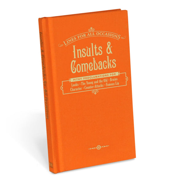 Knock Knock Insults and Comebacks for All Occasions Hardcover Funny Book - Knock Knock Stuff SKU 50108