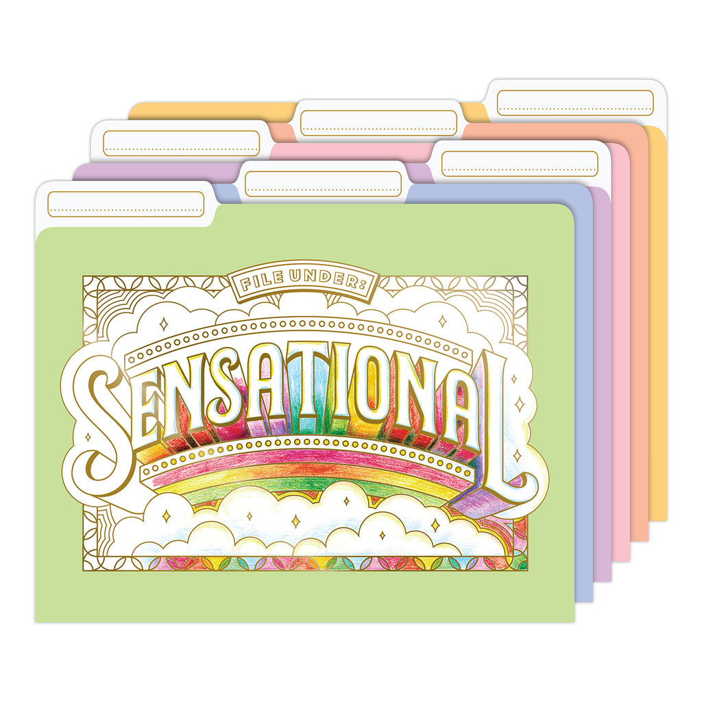 Knock Knock Unicorns Clever Coloring File Folders