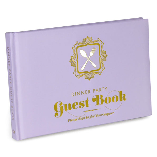 Knock Knock Dinner Party Guest Book Hardcover Funny Book - Knock Knock Stuff SKU 50011