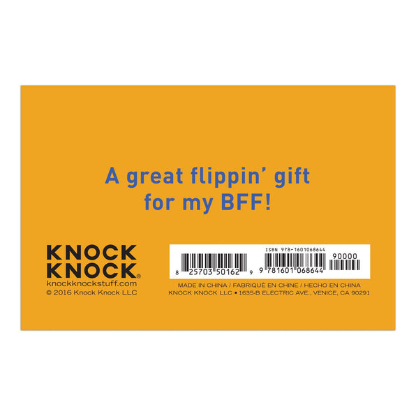 Knock Knock Best Bestie Ever! Flipbook - Knock Knock Stuff SKU 