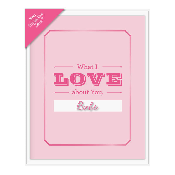 Knock Knock What I Love About You Fill in the Love® Card Booklet - Knock Knock Stuff SKU 