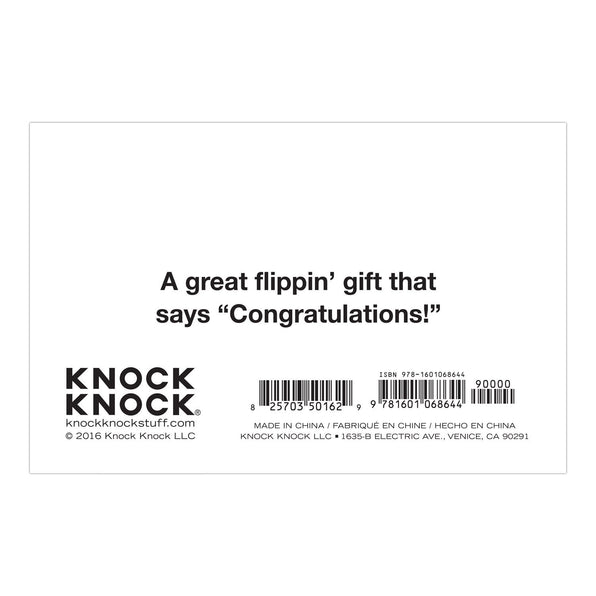 Knock Knock Congrats!!! Flipbook - Knock Knock Stuff SKU 