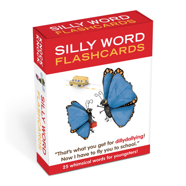 Knock Knock Silly Words Kids Flashcards - Knock Knock Stuff SKU 10107