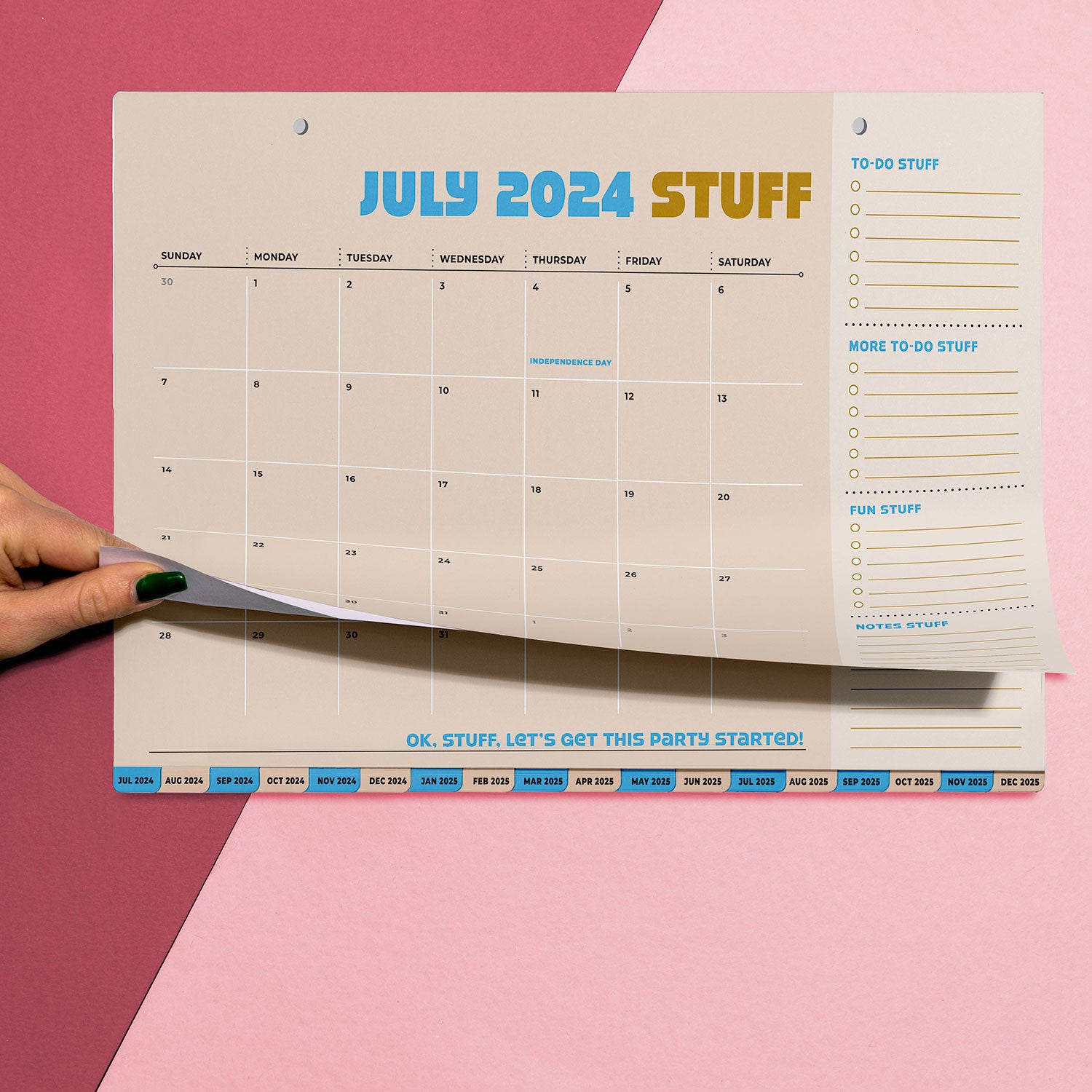 Life Stuff (But Also Me Stuff) 18-Month Desktop Calendar