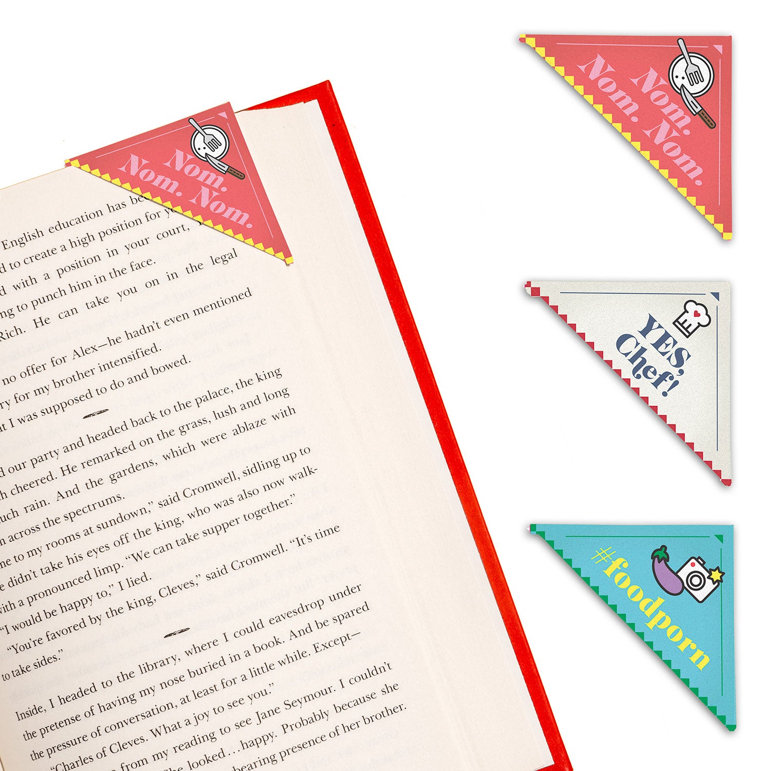 Cookbook Lovers Bookmark Corners