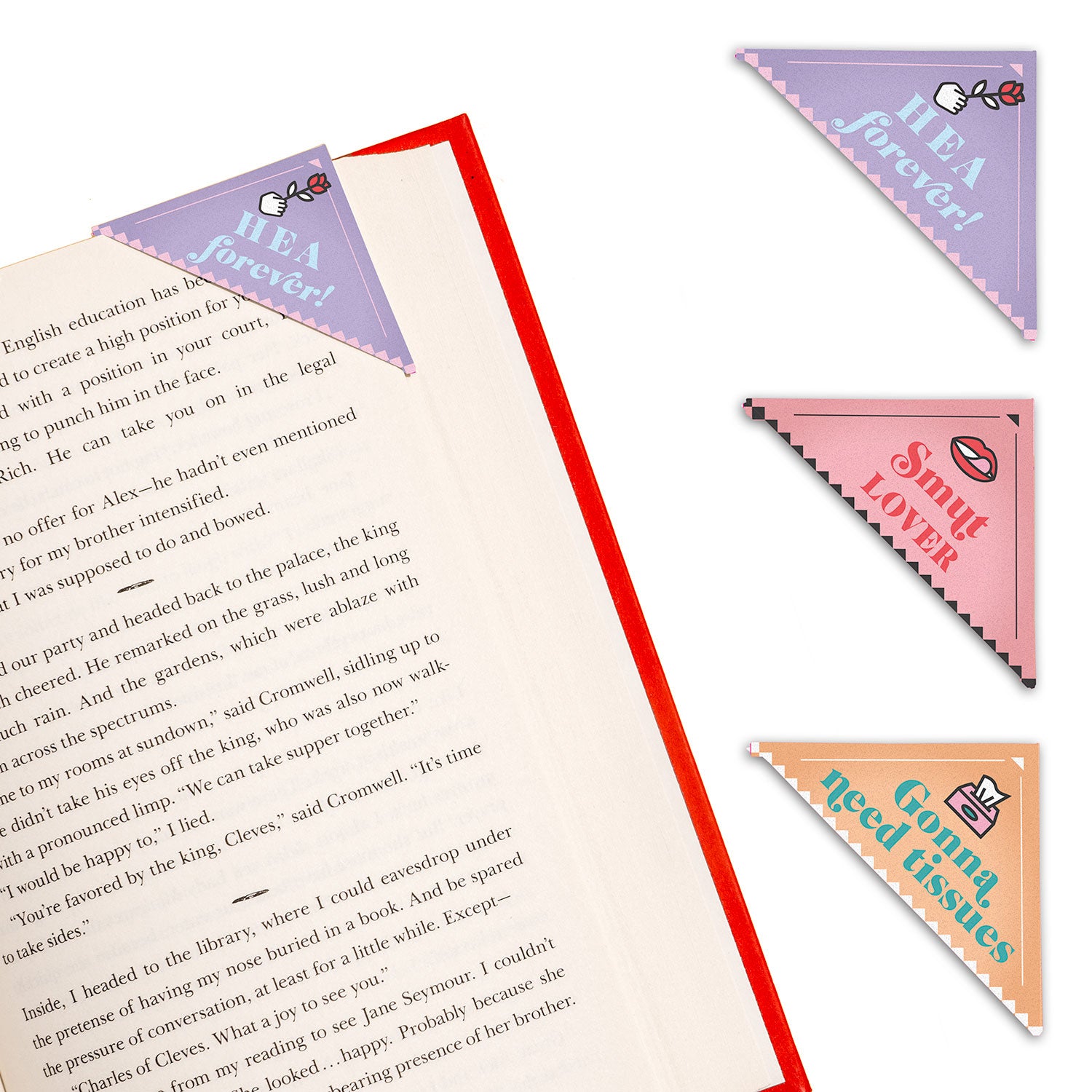 Romance Lovers Bookmark Corners