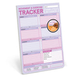 Movement & Exercise Tracker Big & Sticky Notepads