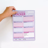 Movement & Exercise Tracker Big & Sticky Notepads