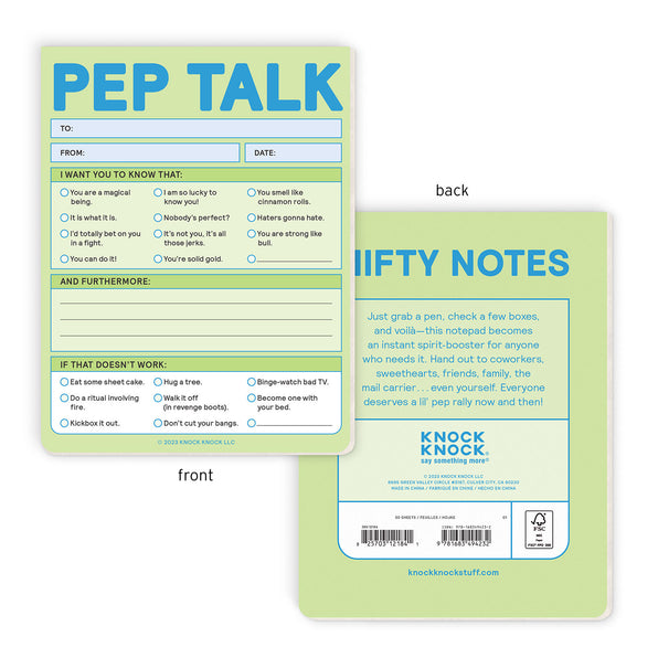 Pep Talk Nifty Note (Pastel Version)