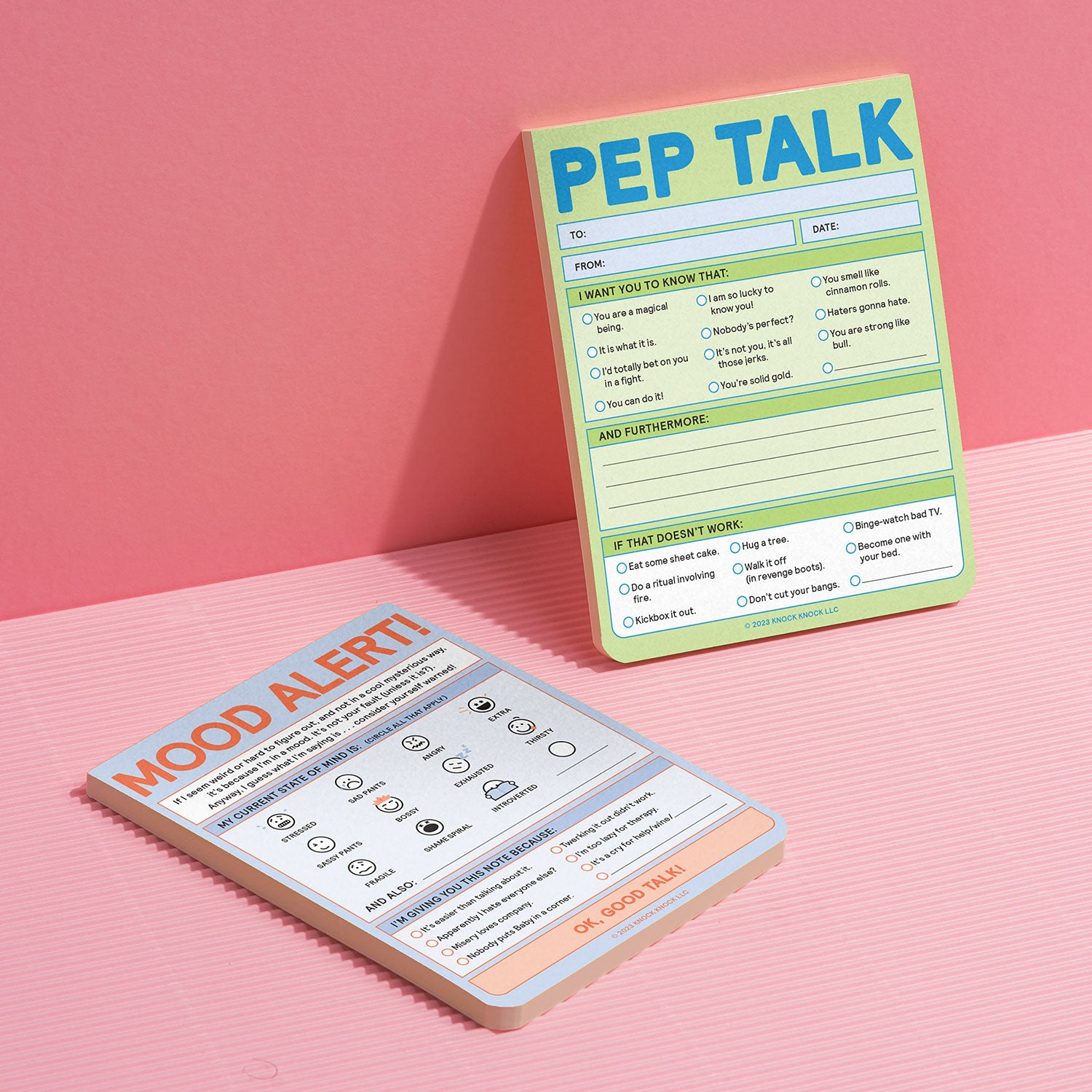 Pep Talk Note Pads by Emily McDowell& Friends