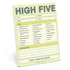 High Five Nifty Note (Pastel Yellow)