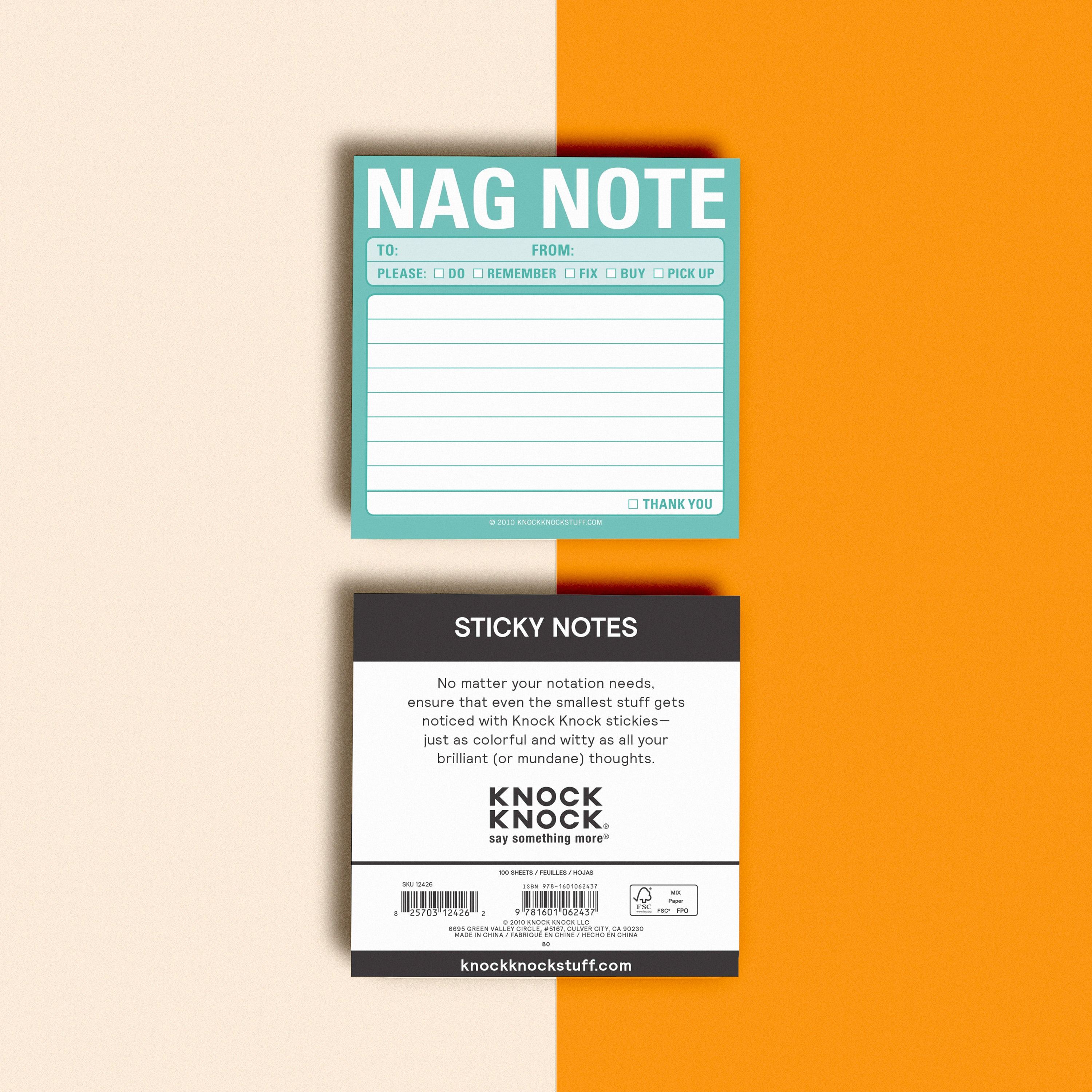 Nag Note Sticky Notes