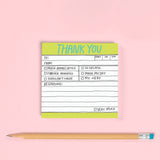 Hand-Lettered Thank You Sticky Notes