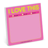 I Love This Sticky Notes (Pastel)