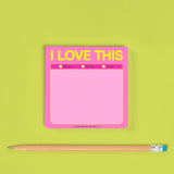 I Love This Sticky Notes (Pastel)