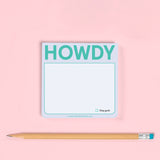 Howdy Sticky Note (Pastel Version)