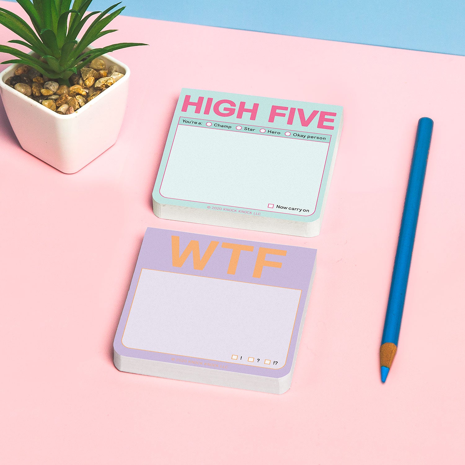 High Five Sticky Notes (Pastel Version)