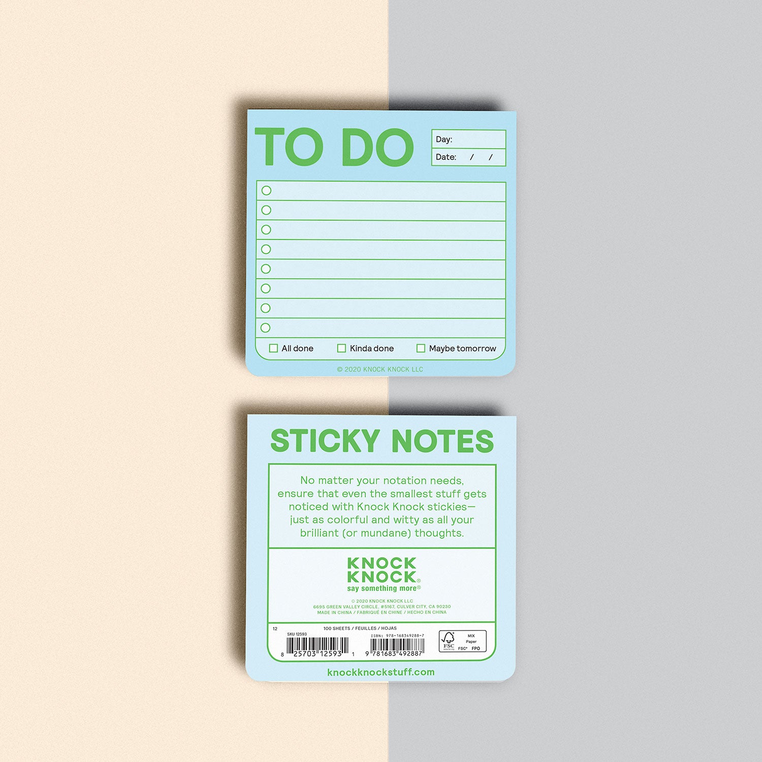 To Do Sticky Notes (Pastel Version)