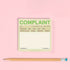 Complaint Sticky Notes (Pastel Version)