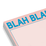 Blah Blah Sticky Notes (Pastel Version)