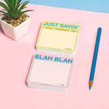 Blah Blah Sticky Notes (Pastel Version)