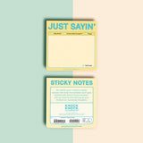 Just Sayin’ Sticky Notes (Pastel Version)