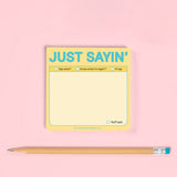 Just Sayin’ Sticky Notes (Pastel Version)