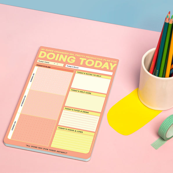 Knock Knock Make a Decision Pad, Checklist Funny Office Notepads (Pastel  Version), 6 x 9-inches