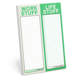 Work Stuff / Life Stuff Perforated Pad