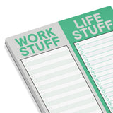 Work Stuff / Life Stuff Perforated Pad (Pastel Version)