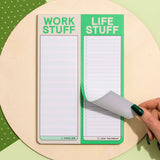 Work Stuff / Life Stuff Perforated Pad (Pastel Version)