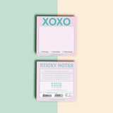 XOXO Sticky Notes (Pastel Version)