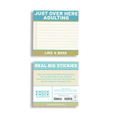 Adulting Large Sticky Notes (4 x 4-inches)