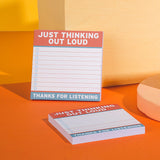 Thinking Out Loud Large Sticky Notes (4 x 4-inches)