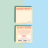 Guess What? Sticky Note (Pastel Version)