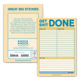 Get Shit Done Great Big Stickies (Pastel Version)