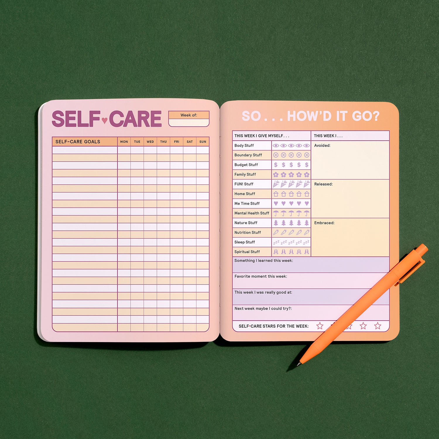 Self-Care Habit Tracker