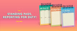 New stand-up notepads!
