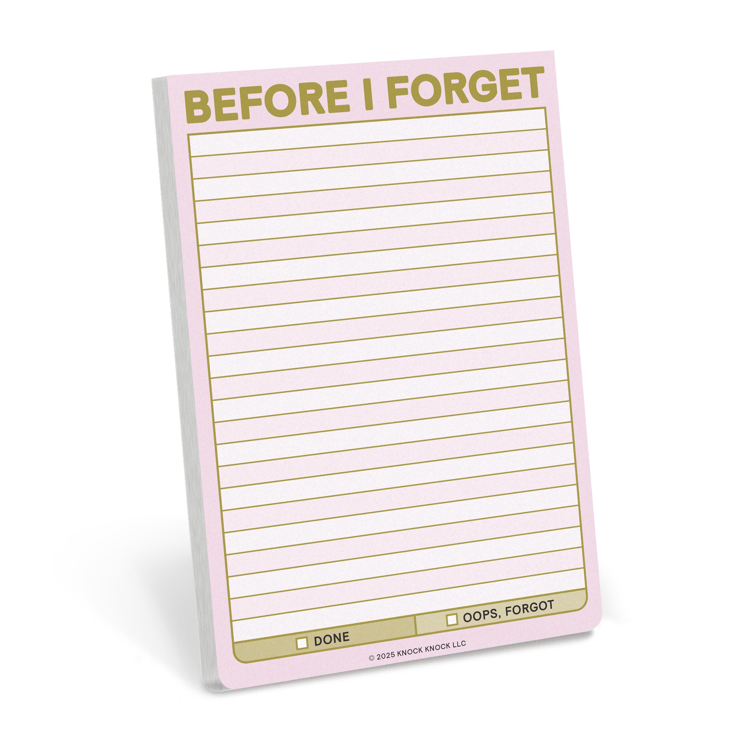 Before I Forget Great Big Sticky Note – Knock Knock