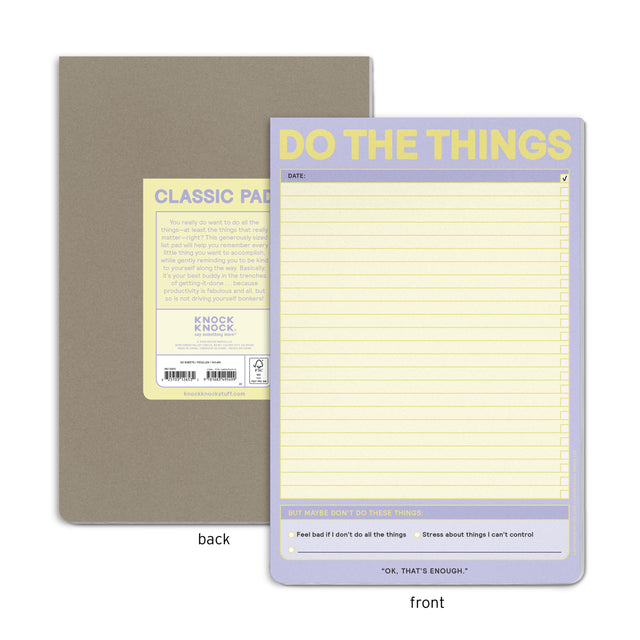 Do the Things Pad – Knock Knock
