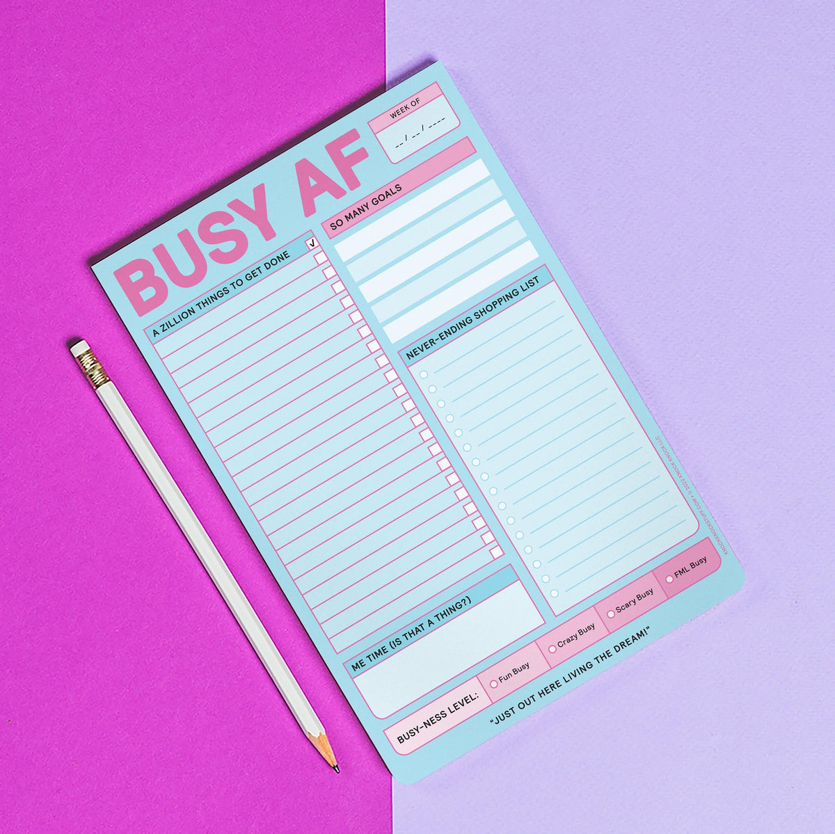 Knock Knock Busy AF Pad