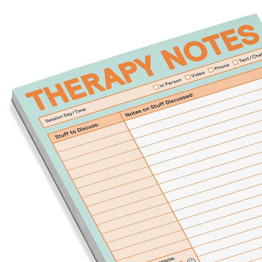 Note For Stuff Therapy Notes Pad – Knock Knock