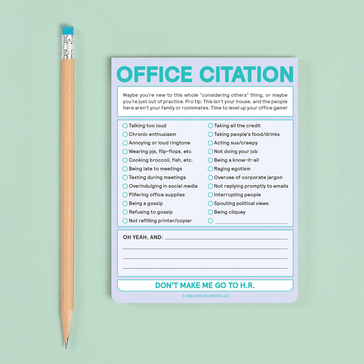 Office Citation Nifty Note (Second Edition) – Knock Knock