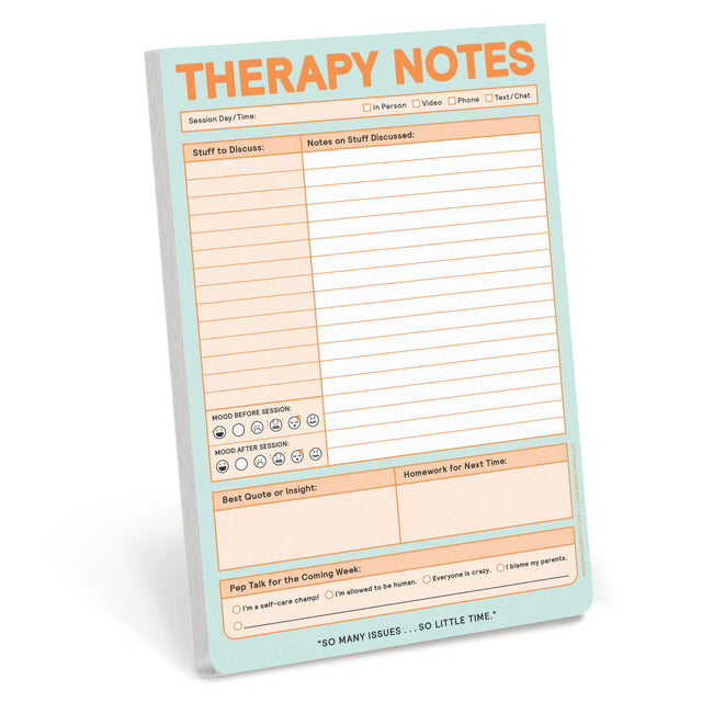 Therapy Notes Pad – Knock Knock